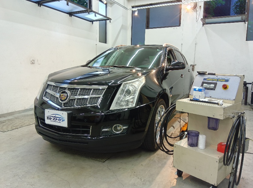キャデラック SRX エンジン内部洗浄