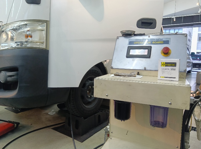 日産キャラバン E26 NV350 セレストケア エンジン内部洗浄