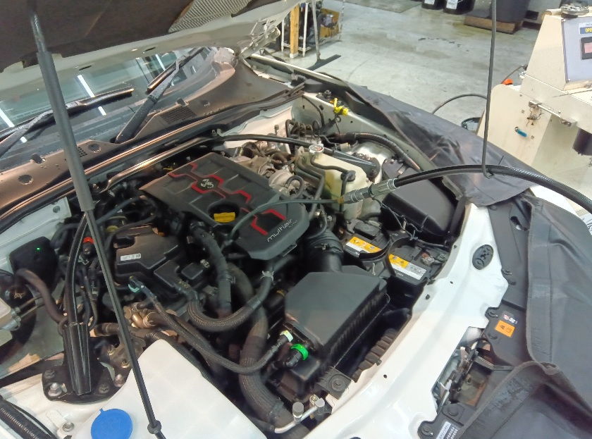 アバルト124スパイダー エンジン内部洗浄