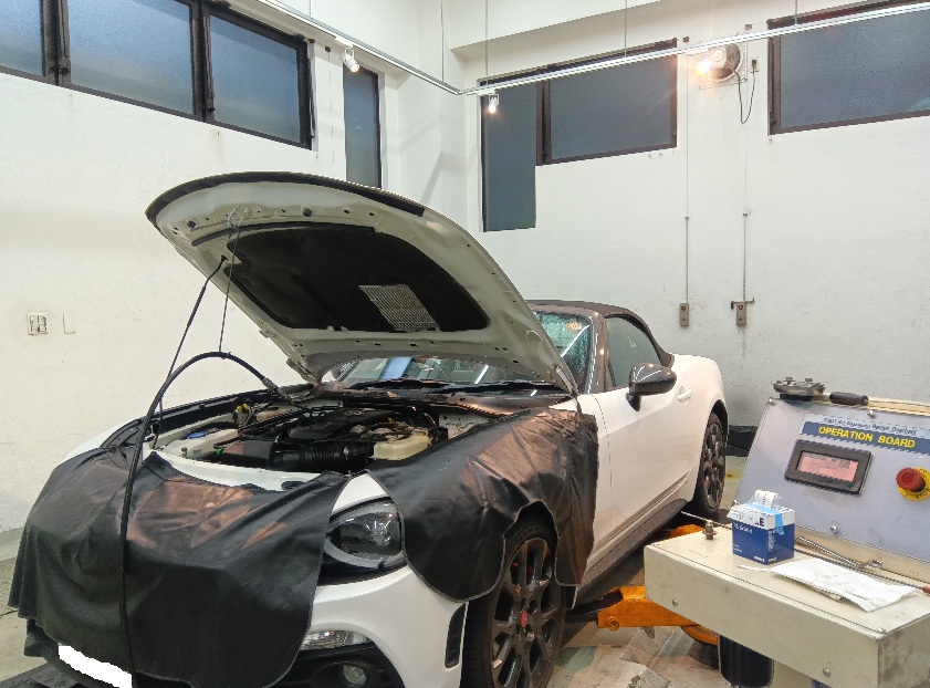 アバルト124スパイダー エンジン内部洗浄