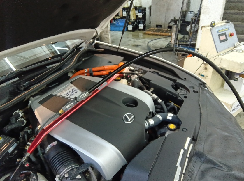 レクサス GS450h ハイブリッド セレストケア エンジン内部洗浄 DPF洗浄